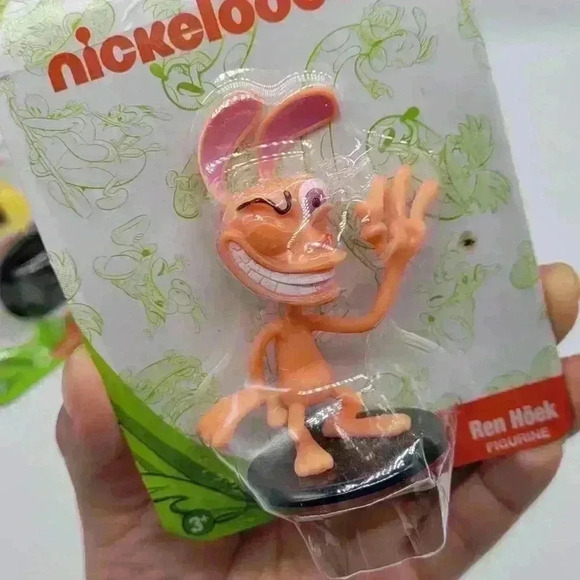 Brand New! Lot Of 3 Nickelodeon 3" Mini Figures-Ren-Stimpy-Spongebob *New* - Picture 5 of 7